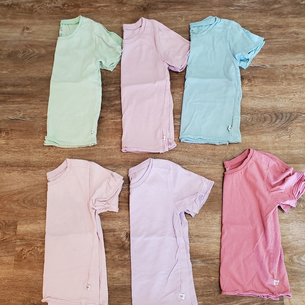 Honest Baby Clothing toodler 4t short sleeve 6 pairs